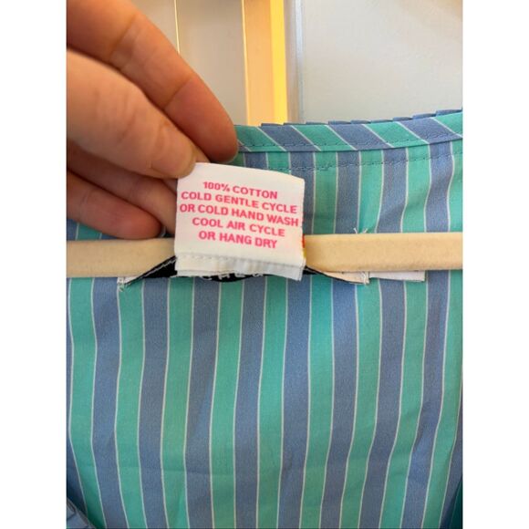 NWOT Gretchen Scott Surf's Up Dress - periwinkle , $225 XL - Picture 10 of 11